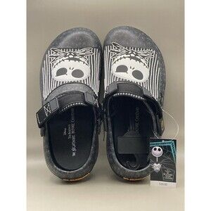 Disney Nightmare Before Christmas Black Clogs Sandals Shoes Size 9